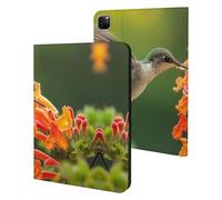 Hummingbirds Drinking Nect Cute Tablet Case No Pen Slot Lightweight Hard Protective Cover Compatible with Ipad 9th/ 8th/ 7th