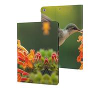 Hummingbirds Drinking Nect Cute Tablet Case No Pen Slot Lightweight Hard Protective Cover Compatible with Ipad 9th/ 8th/ 7th