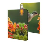 Hummingbirds Drinking Nect Cute Tablet Case No Pen Slot Lightweight Hard Protective Cover Compatible with Ipad 9th/ 8th/ 7th