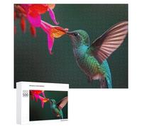 Hummingbirds Flying Wooden Jigsaw Puzzles for Adults Challenge Intelligent Picture Puzzle Games Gift for Family
