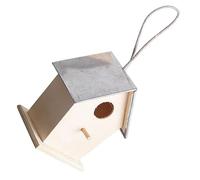 Hummingbirds House Wooden Bird House for Garden Outdoor Feeder Nesting Box Weatherproof Design for Attracting Birds to Your Backyard