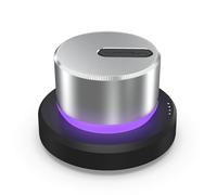 HumminGuru LUMI Record Weight Stabilizer & Turntable Speed Tester | 33/45/78RPM Stroboscopic Disc & Light | 300g LP Aluminum Weight Clamp | 9 LED Color Ambient Light Lamp | Auto Off & Anti-fingerprint