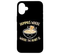Hummus Where The Heart Is Hummus Lover Cooking Foodie Case for iPhone 16 Plus