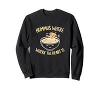 Hummus Where The Heart Is Hummus Lover Cooking Foodie Sweatshirt
