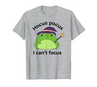 Humor ADHD Hyperactivity Disorder Hocus Pocus I Cant Focus T-Shirt, Men, Heather Grey, Small