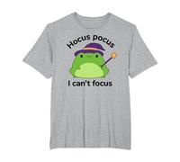 Humor ADHD Hyperactivity Disorder Hocus Pocus I Cant Focus T-Shirt, Men's Big and Tall, Heather Grey, 4X Tall