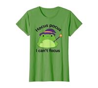 Humor ADHD Hyperactivity Disorder Hocus Pocus I Cant Focus T-Shirt, Women, Grass Green, X-Small
