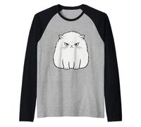 Humor Baby Kitten Persians Cute Funny Simple Persian Cat Raglan Baseball Tee