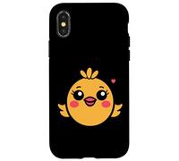 Humor chicks love simple little funny baby chick Case for iPhone X/XS