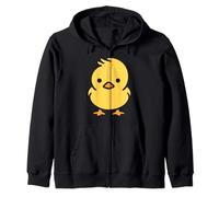 Humor chicks love simple minimalist little chick Zip Hoodie