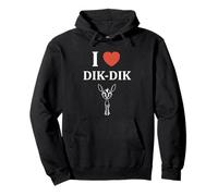 Humor Dik-Diks animals funny simple i love Dik-Dik Pullover Hoodie