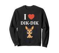 Humor Dik-Diks animals funny simple i love Dik-Dik Sweatshirt