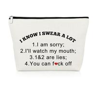 Humor Gifts Joke Gifts for Women Makeup Bag Sarcastic Gifts Funny Coworker Gift Ideas Prank Gifts Cosmetic Bag Christmas Birthday Gifts for Besties Girlfriend Coworker Best Friend Travel Pouch