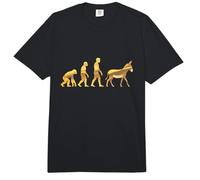 Humor Graphic Funny Human Evolution Ending Up with A Donkey Comfort Colors Adult Heavyweight T-Shirt