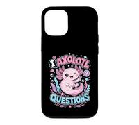 Humor I Axolotl Questions Cute Axolotl Lover Funny Case for iPhone 12/12 Pro