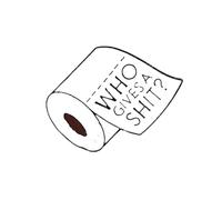 Humor Inspired Pin Metallic Conversation Starter Jewelry For Parties And Everyday Wear Bathroom Themed Jewelry