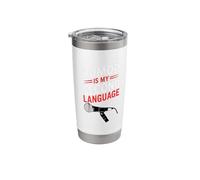 Humor My Second Language Stand Up Comedy Stand Up Comedian Stainless Steel Insulated Tumbler