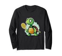 Humor on the Court: Turtle's Tennis Fandom Long Sleeve T-Shirt