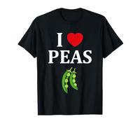 Humor Pea Simple minimalist vegetable i love Peas T-Shirt