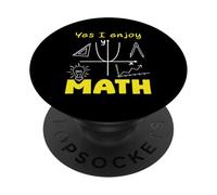 Humor Quote Math Yes I Enjoy Math Funny mathematics PopSockets Adhesive PopGrip