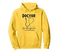 Humor Quote Medical Student Doctor in Progress Funny Pullover Hoodie