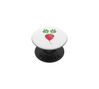 Humor radishes minimalist vegetable simple radish PopSockets Adhesive PopGrip