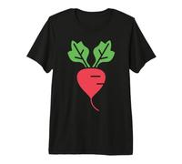 Humor Radishes Minimalist Vegetable Simple Radish Premium T-Shirt