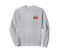 Humor Small minimalist Cherry fruit simple Cherries Sweatshirt