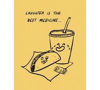 Humor Us Greeting Cards: Get Well - Laughter is the best medicine (Pack of 6)