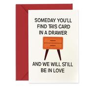 Humorous Anniversary Card for Husband/Wife - Romantic Card for Partners & Long-Term Relationships, Wedding Anniversary, Sweet Gifts for Him Or Her