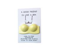 Humorous Best Friend Birthday Card, Funny Bra Birthday Card For BBF Sister Friend Friendship Like Bra Female, Good Card a fo
