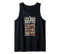 Humorous Book Lover Reading Since the Late 1900s Theme Tank Top