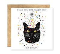 Humorous Cat Birthday Card for Men & Women - Funny Card from Your Cat with Envelope, Purrfect Cat Lover Gift for Cat Owners, Hilarious Birthday Cards for Cat People
