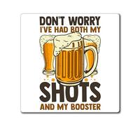 Humorous Drinks Crafting Sarcastic Beverage Sayings Beer Funny Homebrewing Barleys Family Party Saying Magnets 4" × 4"