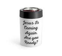 Humorous Enthrone Priesthood Catholic Church Pastor Pun Humorous Blessing Sermon Christianity Enthusiast Can Holder 12oz