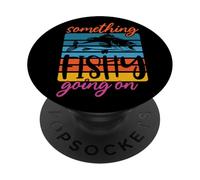 Humorous Fisherman Something Fishy Going On PopSockets Adhesive PopGrip