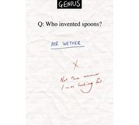 Humorous Funny Blank Greeting Card - Who Invented Spoons ? Mr Wether (Wetherspoons) Genius Range by Ian Blake (WDM-463877) Suitable for Birthdays or Any Occasion