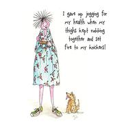 Humorous Greeting Card (PHB6833) Blank/Birthday - Gave Up Jogging - Camilla & Rose