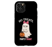 Humorous Halloween Ghost Design “No Treats That’s Tragic” Case for iPhone 11 Pro