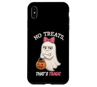 Humorous Halloween Ghost Design “No Treats That’s Tragic” Case for iPhone XS Max