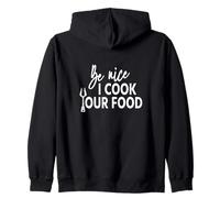 Humorous Kitchen for Food Lovers - funny chef cook Zip Hoodie