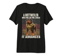 Humorous Rottweiler Gassi T for mistresses and Masters Premium T-Shirt