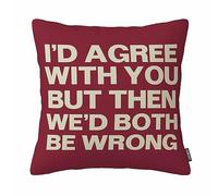 Humorous Sarcasm Humor Funny Quotes Throw Pillow Case 18 X 18 Inches Square Cotton Linen Pillowcase Cushion Cover