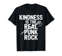 Humorous Saying Kindness is The Real Punk Rock Women Men T-Shirt