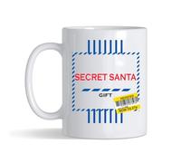 Humorous Secret Santa “Reduced Superstore 11 oz Ceramic Mug - Gift for Friends, Colleague Work Office Coffee & Tea Lovers 11oz Ceramic Mug (Blue Design, White)