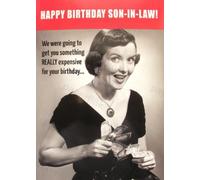 Humorous Son-In-Law Birthday Card (PLK9057)