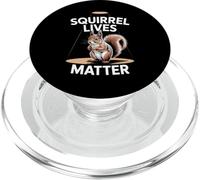 Humorous Squirrel Lives Matter Animal Lover Sarcastic Funny PopSockets PopGrip for MagSafe