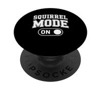 Humorous Squirrel On Mode Wild Animal Activity Women Men PopSockets Adhesive PopGrip