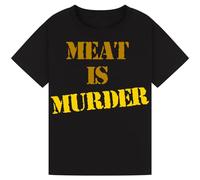 Humorous Vegan T-Shirt for Men, Women, Boys & Girls - Funny Vegan Quote Printed Tee for Vegans and Animal Rights Supporters Black S