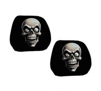 Humorous Vehicle Interior Accessory Halloween Themed Headrest Protectors Cover Scratch Protections And Comfort Funny Car Decorations